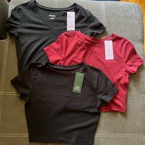 Wild fable basic crop top bundle - NWT